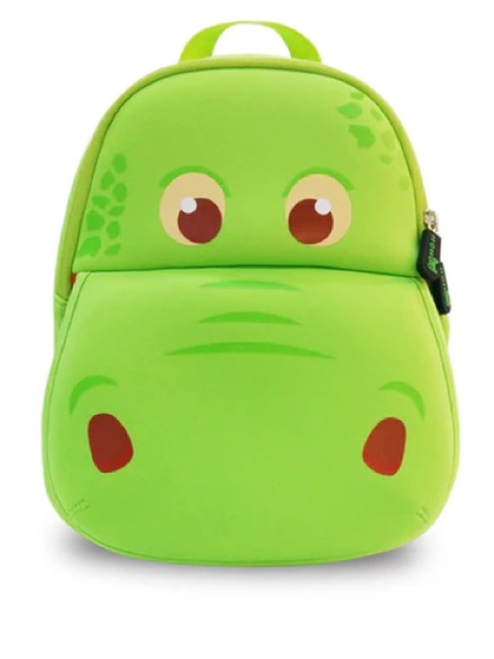 Jiepai 3D Hippo Cartoon Neon Green Designed Waterproof Bag Kids Girl or Boy